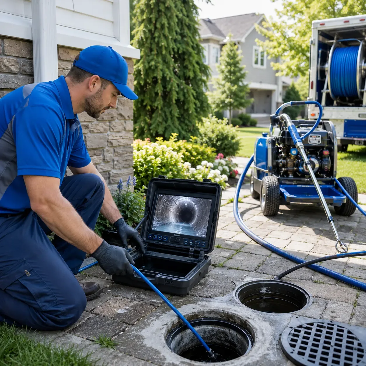 Outdoor drain cleaning professionals serving Courtland, AL